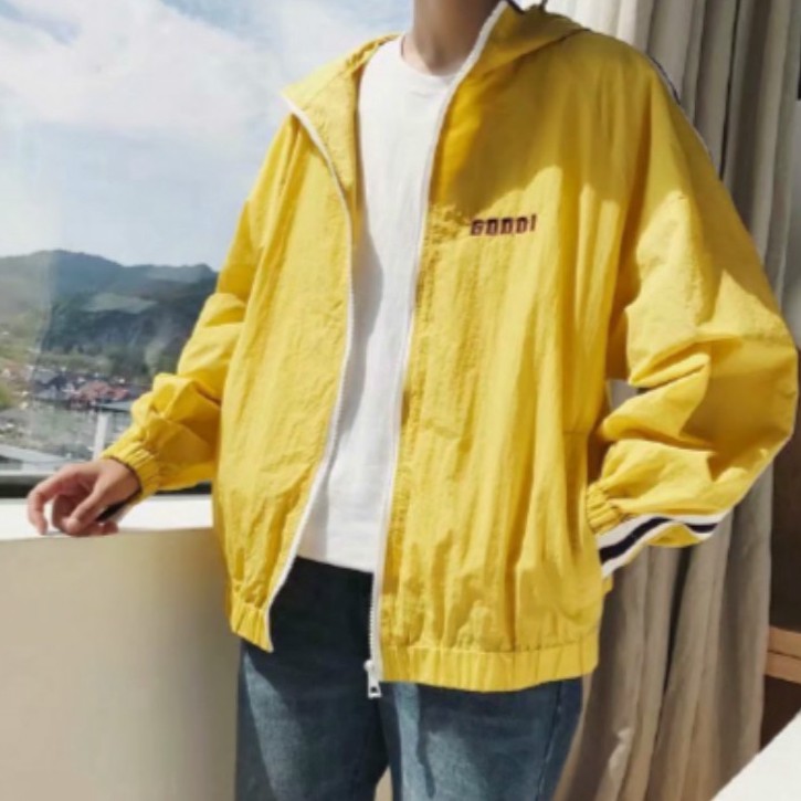 Áo Khoác Nam Tay Dài Dáng Rộng Có Mũ Trùm Đầu Thoáng Khí Thời Trang Mùa Hè | BigBuy360 - bigbuy360.vn