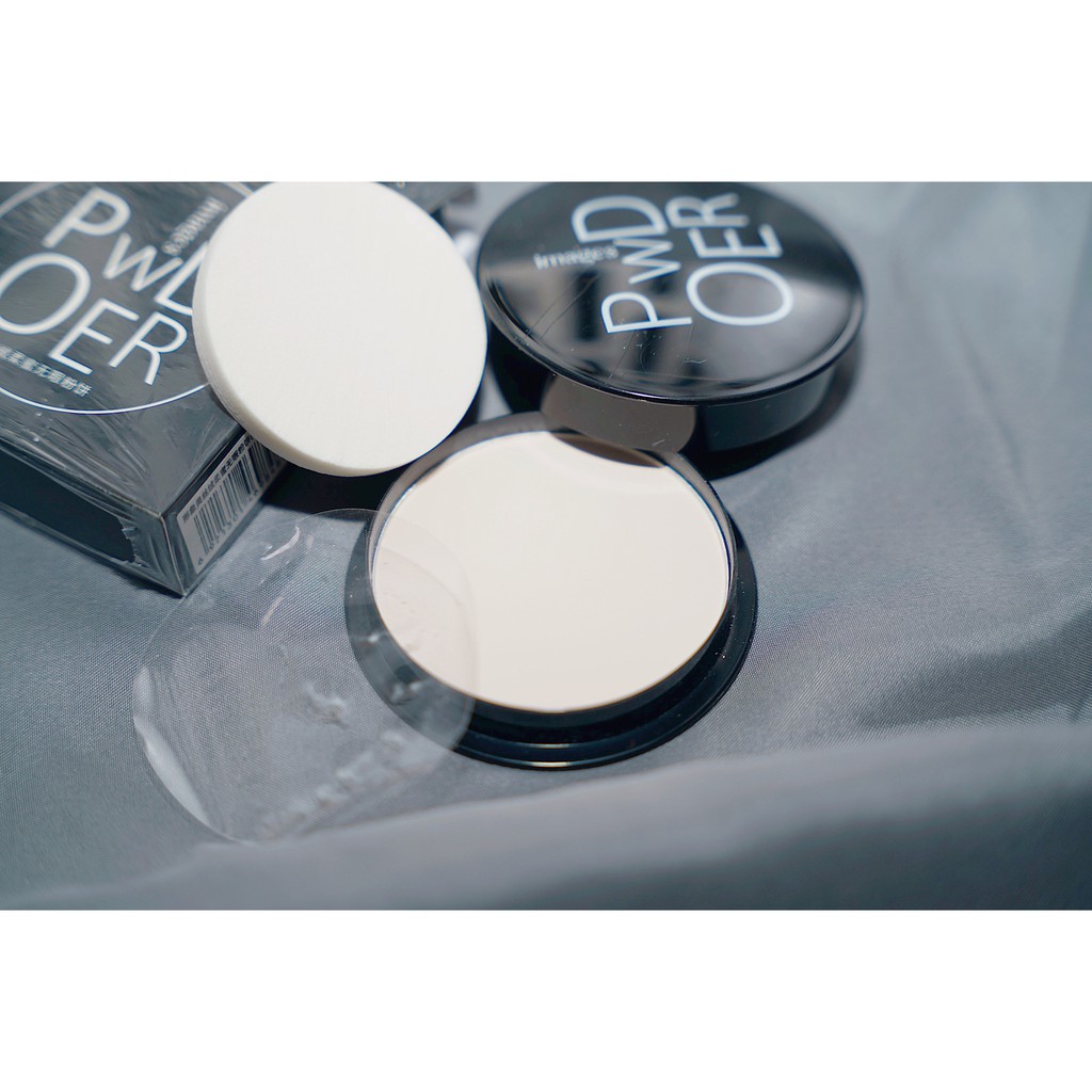 Ảnh thật ☘️ Phấn nền kiềm dầu Image kèm bông mút nội địa tiện lợi phấn nén mịn lâu trôi makeup powder