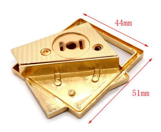 Mạc chữ nhật đen 4.4x5.1cm