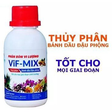 PHÂN BÓN VI LƯỢNG ViF-MIX Chai 250ml DUNG DỊCH THỦY PHÂN BÁNH DẦU ĐẬU PHỘNG