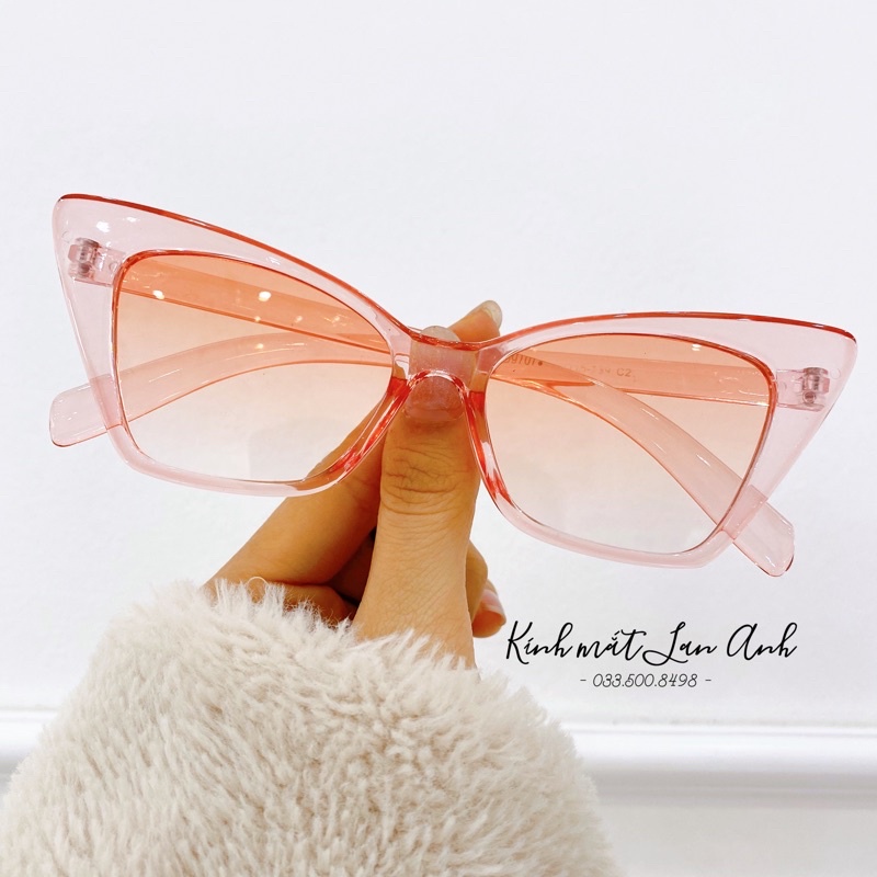 Kính Mát Nữ Mắt Mèo, Phong Cách Cổ Điển, Màu Sắc Dễ Đeo - LAM002
