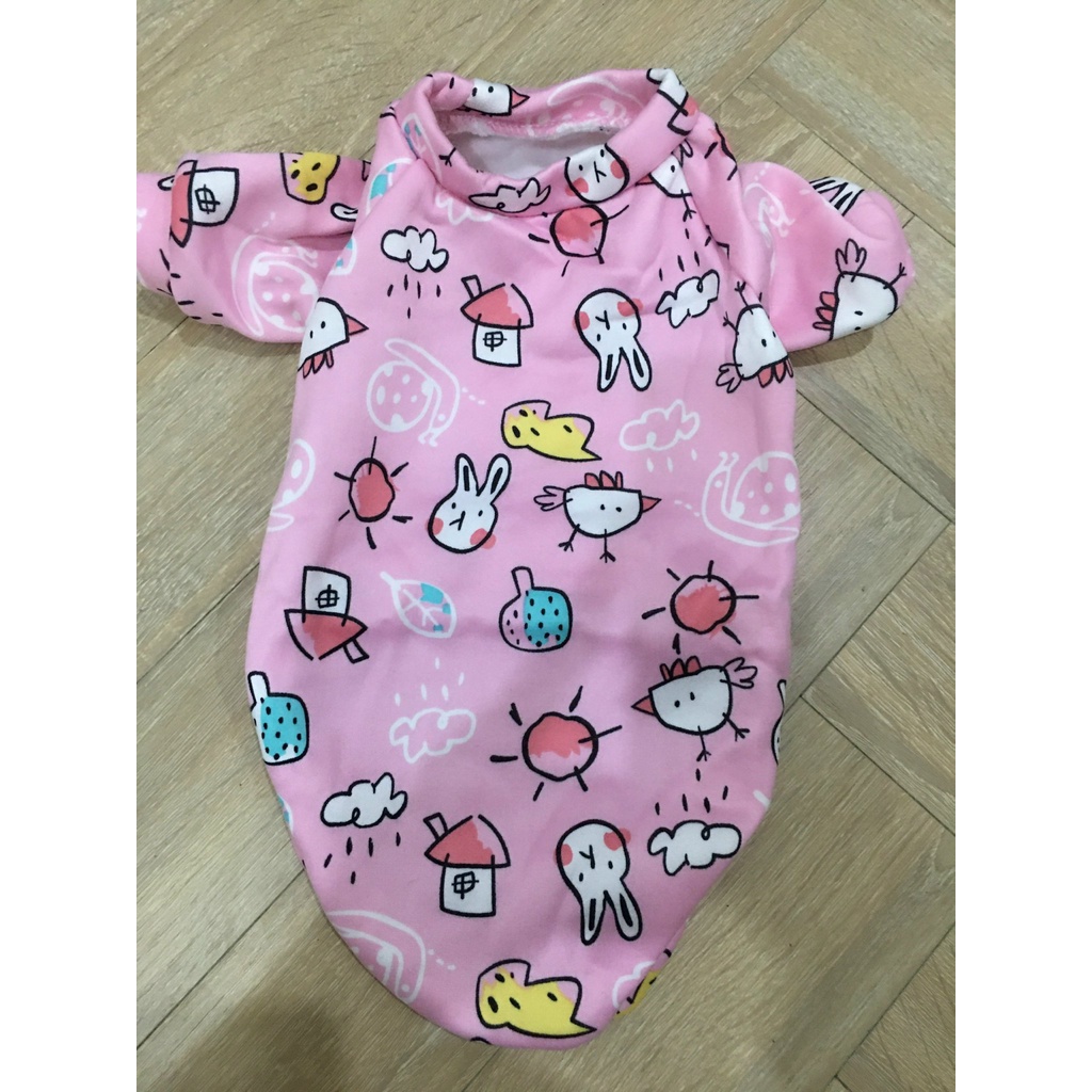 Áo chó mèo họa tiết hình thú siêu xinh