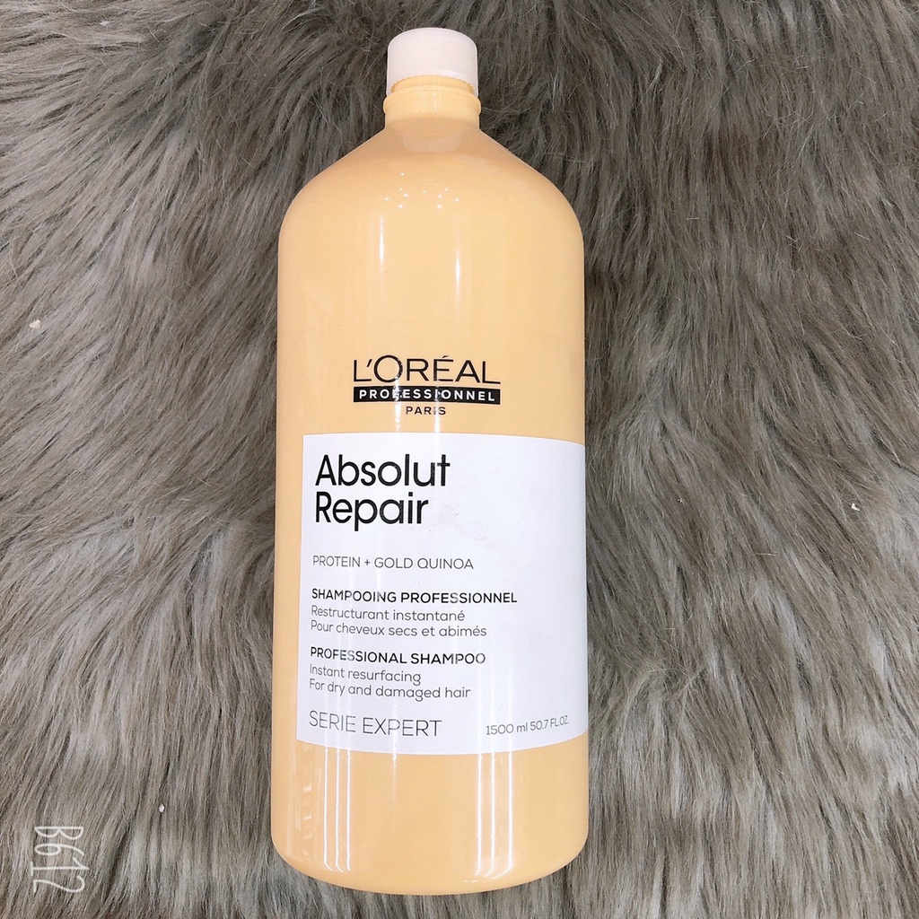 Bộ gội xả chăm sóc tóc hư tổn LOreal Absolut Repair