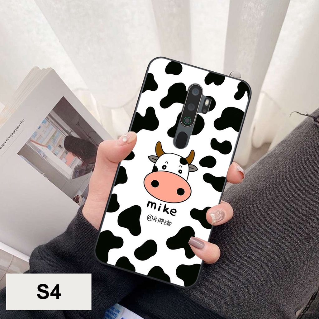 Ốp Lưng Oppo A5 2020 - Oppo A9 2020 in hình bò sữa siêu đáng yêu cute