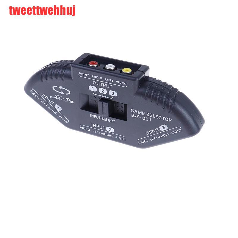 Bộ Chia 3 Cổng Av Rca Kèm Dây Cáp