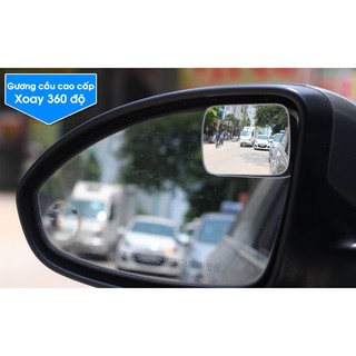 BỘ 2 CHIẾC GƯƠNG CẦU VUÔNG XÓA ĐIỂM MÙ CHO XE Ô TÔ