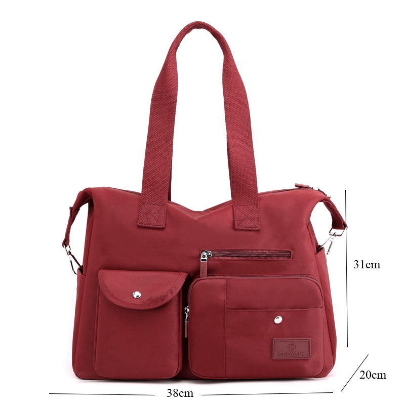 Túi Đeo Chéo Bằng Nylon Thiết Kế Đơn Giản Nhẹ Nhàng Phong Cách Mới Cho Nữ