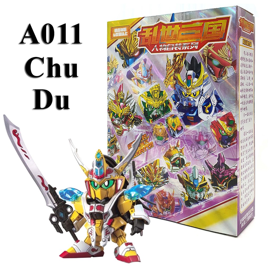 [Gundam Tam Quốc] Đồ chơi lắp ráp sd Gundam tướng Chu Du A011 - mô hình lắp ghép gundam cho bé trên 8 tuổi - New4all