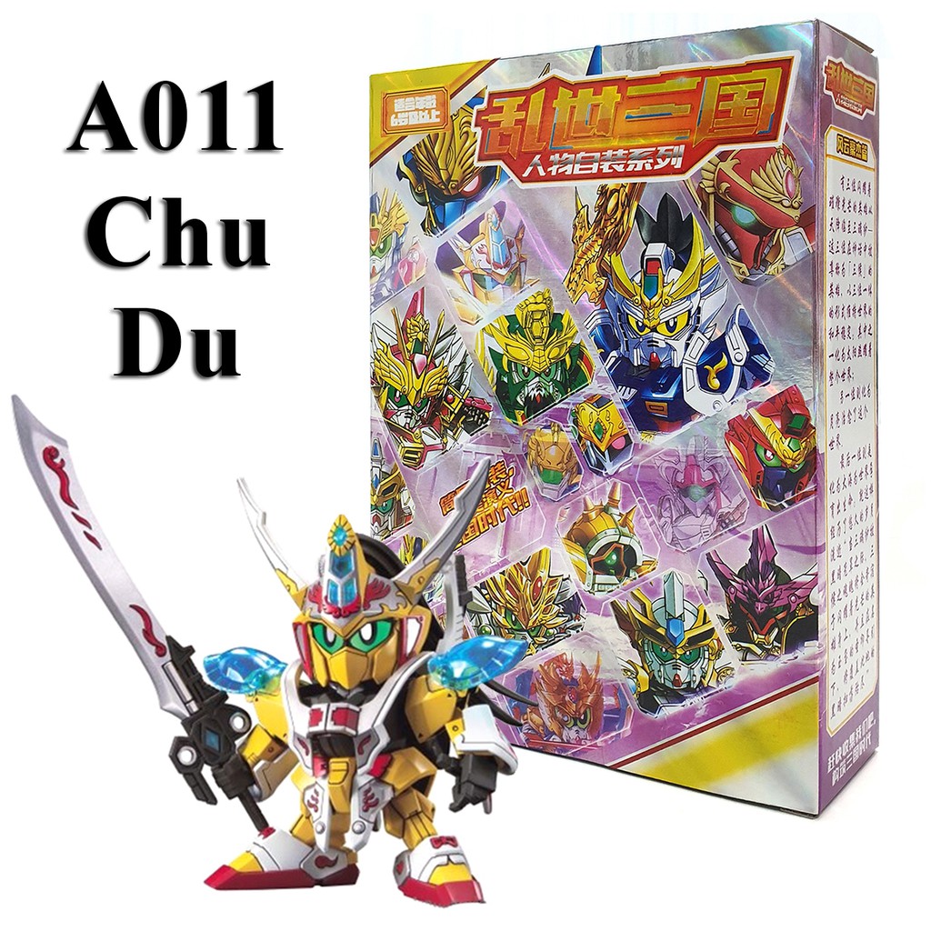 [Gundam Tam Quốc] Đồ chơi lắp ráp sd Gundam tướng Chu Du A011 - mô hình lắp ghép gundam cho bé trên 8 tuổi - New4all