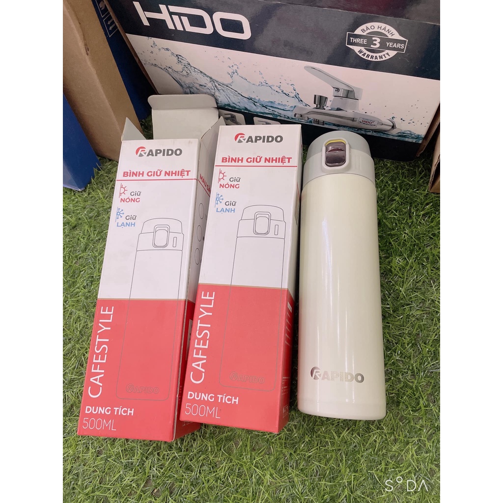 Bình giữ nhiệt Rapido dung tích 500ml loại không có lọc trà