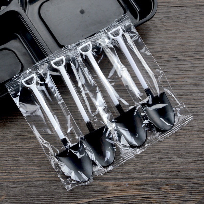 Ossayi Set 100 Muỗng Múc Kem Làm Bánh Cupcake Đa Năng Tiện Dụng