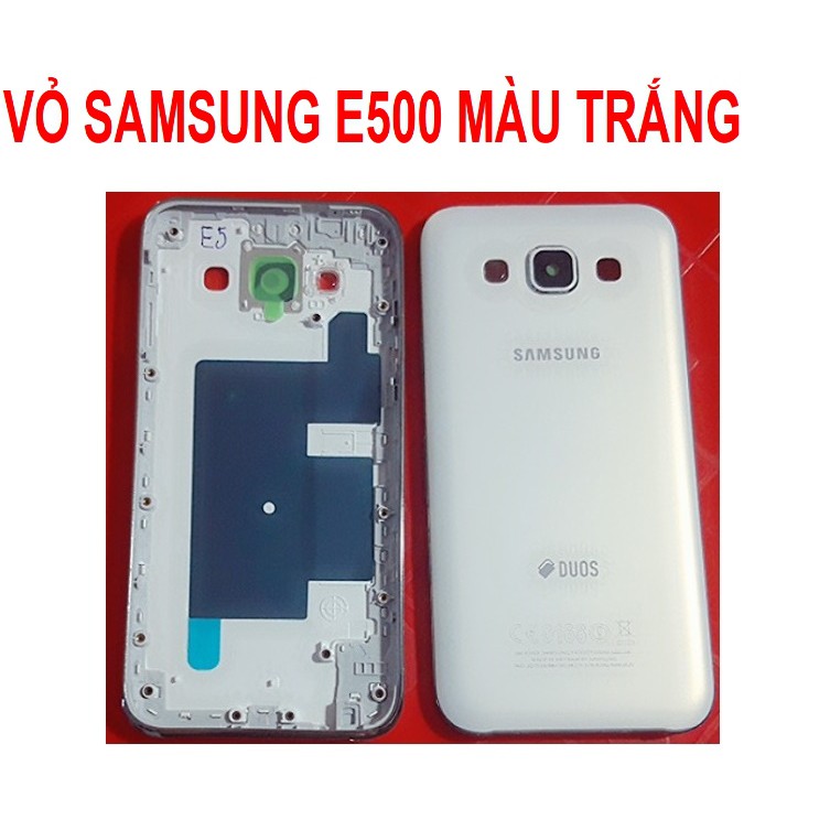 VỎ SAMSUNG E500 MÀU TRẮNG