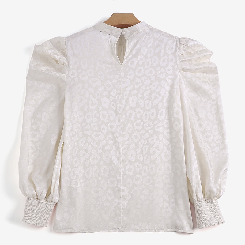 Áo kiểu Zanzea tay dài phồng cổ đứng phong cách Châu Âu cho nữ