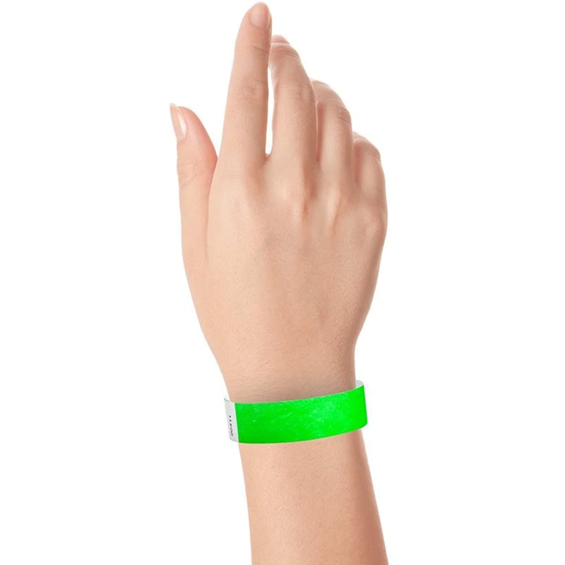 Set 500 Vòng Tay Giấy Màu Neon Không Thấm Nước