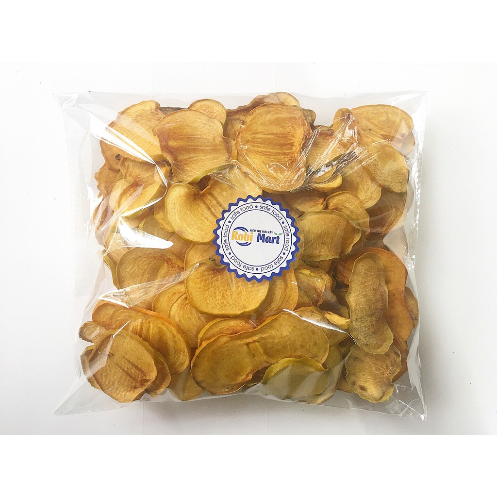 Hồng giòn thái lát sấy lạnh - Trọng lượng 250 gram - Hàng loại 1