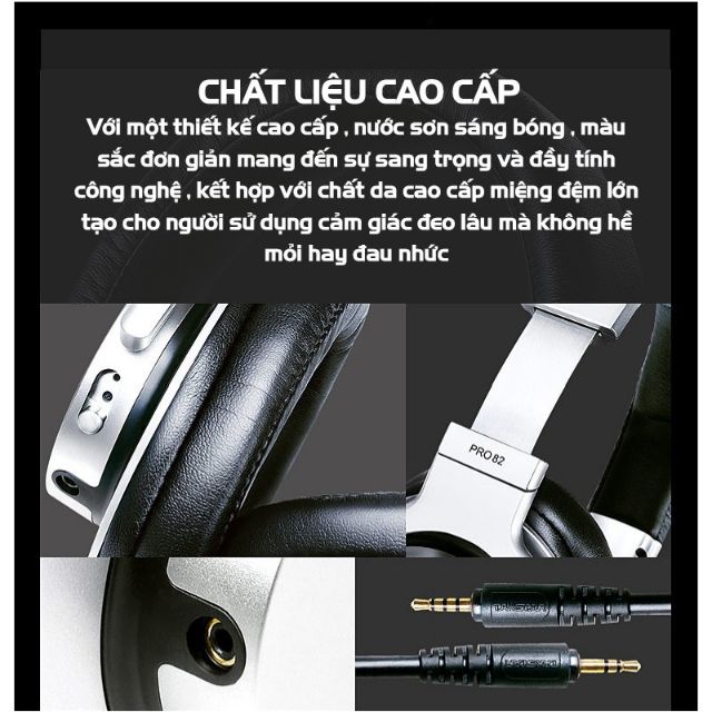 Tai nghe kiểm âm Takstar Pro 82, tai nghe chất lượng cao, âm thanh cực chất, thu âm, nghe nhạc