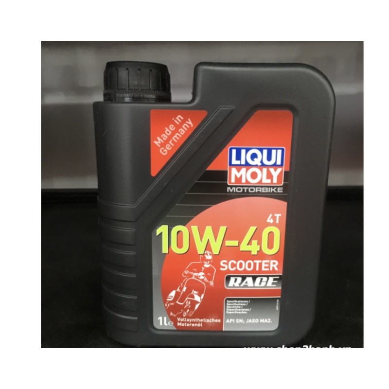 LIQUI MOLY SCOOTER RACE 10W40 TỔNG HỢP 100% DÀNH CHO TAY GA CAO CẤP