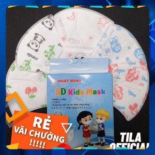Khẩu trang trẻ em 5D Kids Mask hộp 10 cái