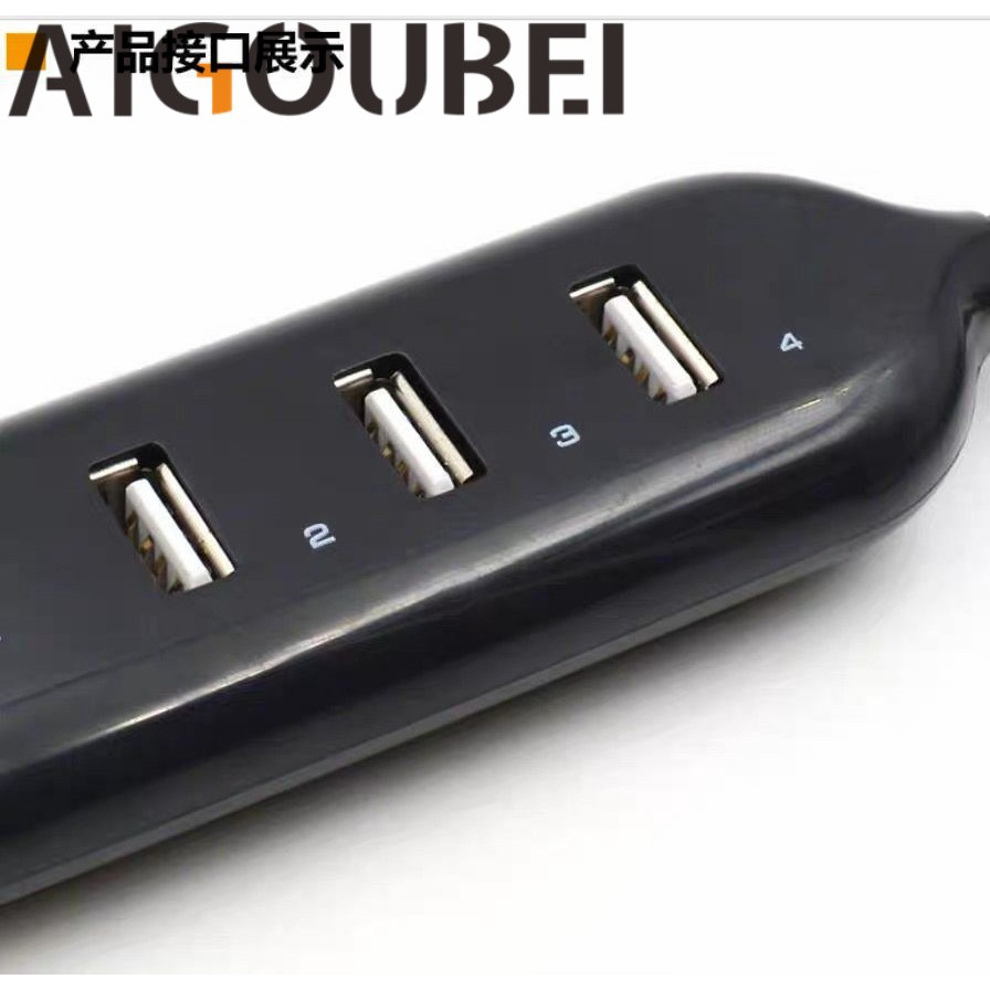 3 cổng USB 2.0 HUB Với chỉ báo màu xanh Bộ chia tách máy tính tốc độ cao Khe cắm chuyển đổi Ổ cắm máy tính xách tay Đa giao diện Đa chức năng