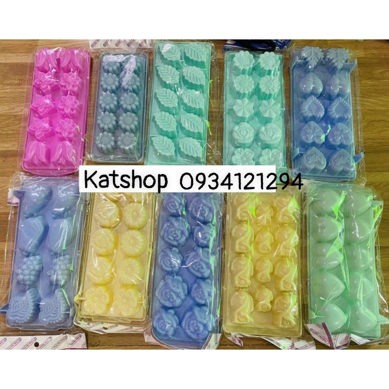 Khuôn làm rau câu, bánh da lợn, làm đá hình chiếc lá đẹp