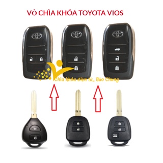 Vỏ chìa khóa Toyota Vios hàng chuẩn thông số chìa zin theo xe đầy đủ các mẫu