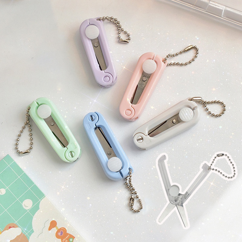Kéo Cắt Giấy Mini Có Thể Gấp Gọn Tiện Dụng