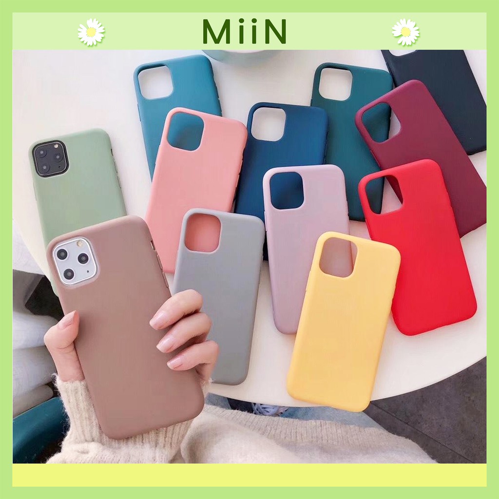 Ốp lưng iphone - Ốp iphone  TRƠN DẺO 7 MÀU 5/5s/6/6plus/6s/6splus/7/7plus/8/8plus/x/xr/xs/11/12/pro/max/plus/promax