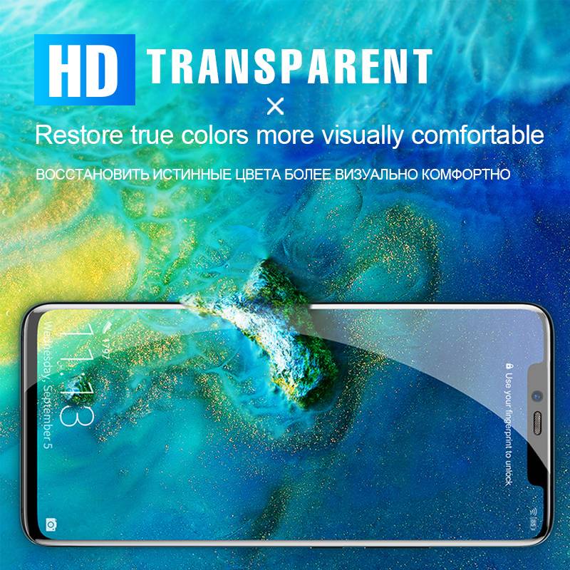 Bộ 2 miếng dán bảo vệ màn hình 100D cho Huawei P30 P40 P20 Pro Mate20 Pro Honor 30 20 Pro 9X 8X 10