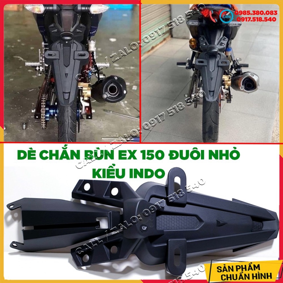 DÈ CHẮN BÙN EXCITER 150 KIỂU INDO NHỎ Ảnh thật Sp
