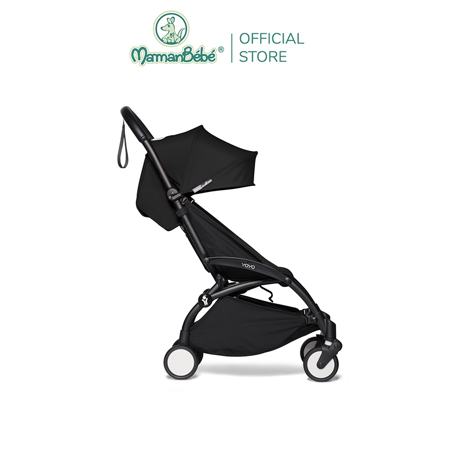 Bộ màn chụp và đệm xe đẩy BABYZEN YOYO 6+ Đen