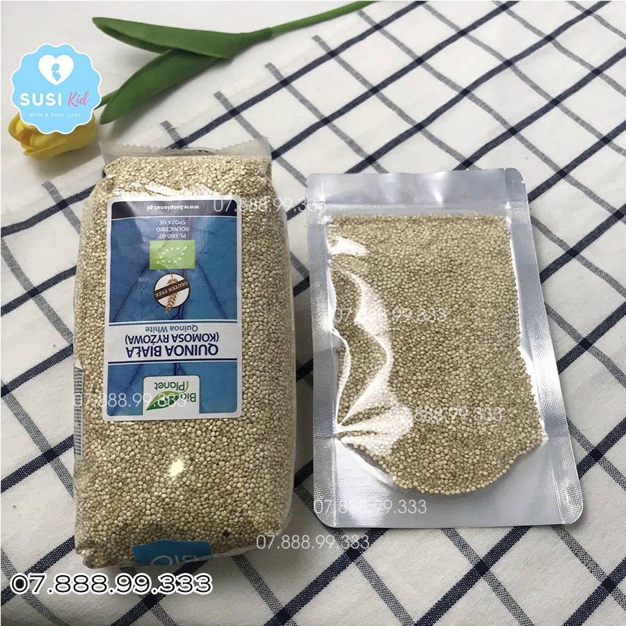 [Hữu Cơ] Hạt Quinoa Trắng Bio Plannet Cho Bé 6th+ Hữu Cơ