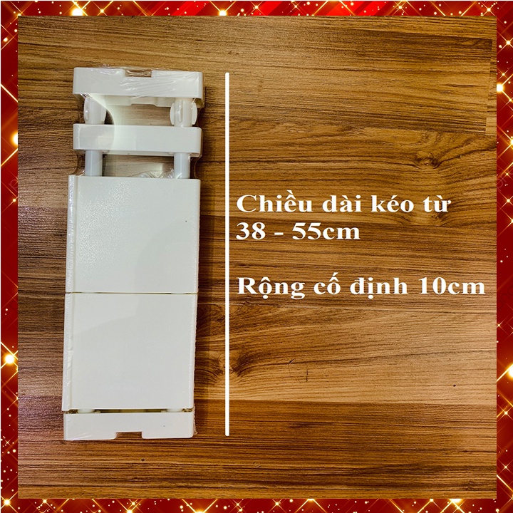 (Bề mặt R10CM) Thanh kệ chia ngăn TĂNG DIỆN TÍCH CHỨA ĐỒ cho tủ nhỏ hoặc khe tường hẹp TGQT