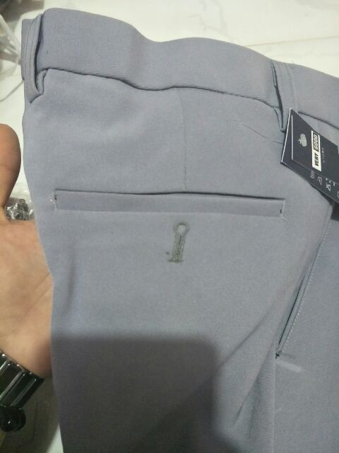 Quần tây nam ghi sáng , quần ống côn , dáng hàn chuẩn vải co giãn nhẹ - AT32 | BigBuy360 - bigbuy360.vn