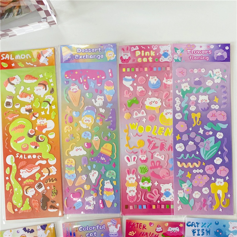 Zanmo tấm hình dán sticker trang trí ảnh idol động vật dễ thương decor toploader