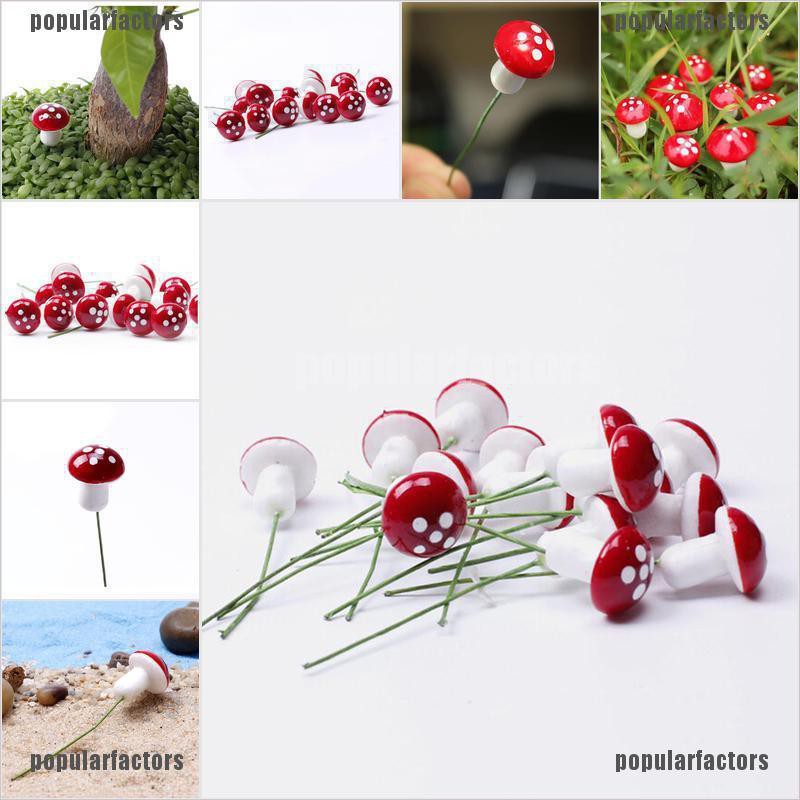 Bộ 10 Cây Nấm Trang Trí Nhà Búp Bê