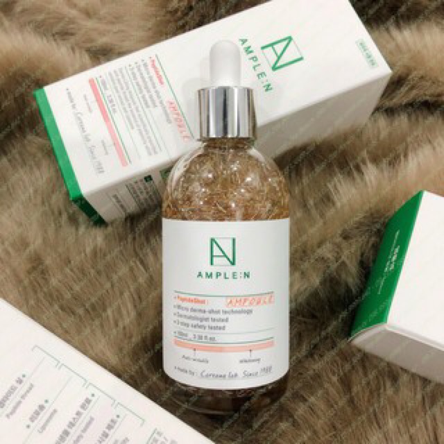 100ml Tinh chất dưỡng trắng căng bóng da Ample:N Peptide Shoot Ampoule