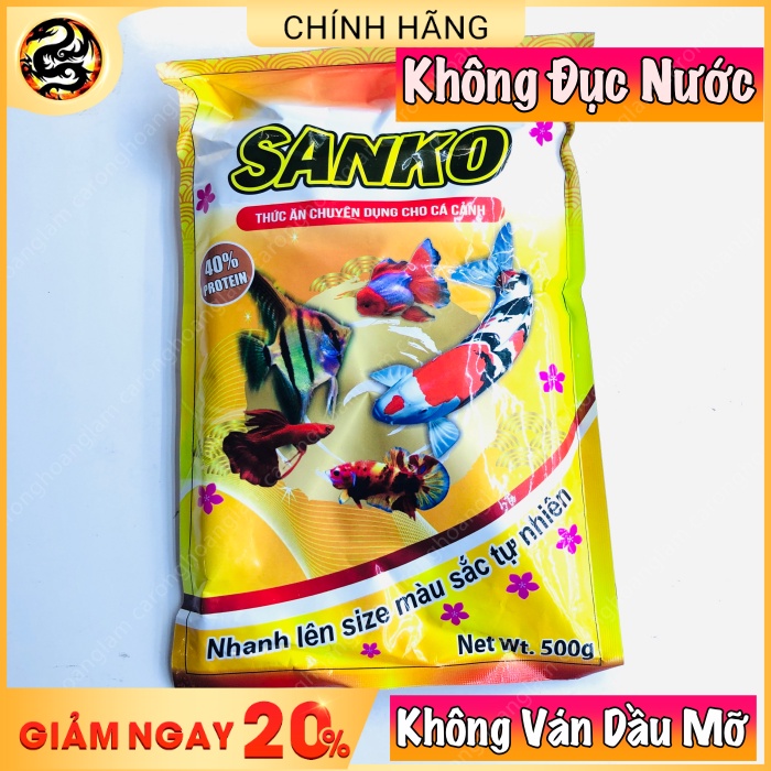Thức ăn SANKO chuyên dụng cho cá cảnh gói 500g