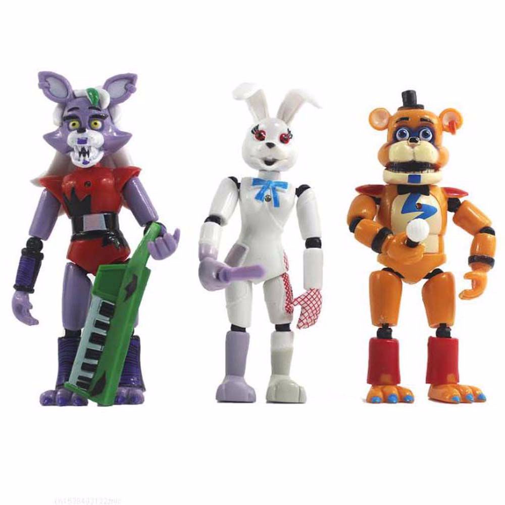Set 5 mô hình nhân vật hoạt hình Five Nights At Freddy's Chica