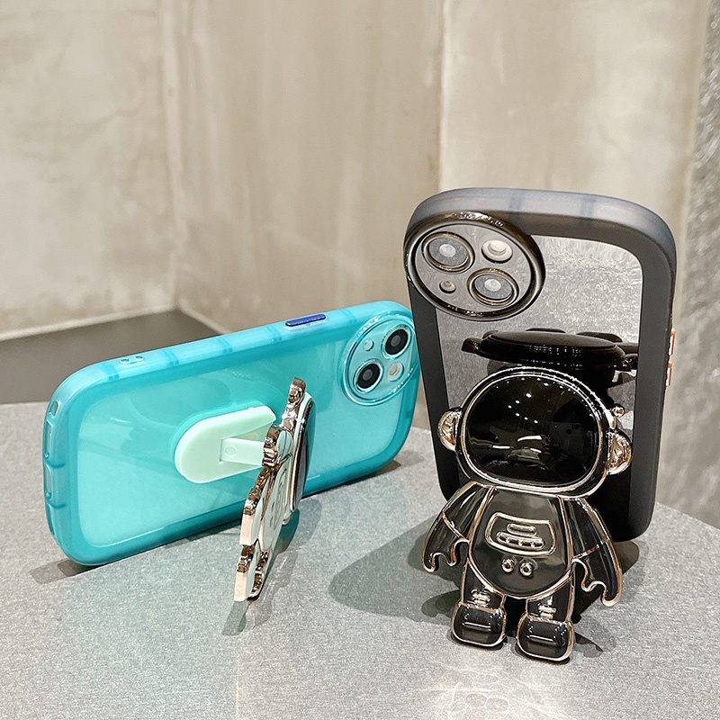 Ốp Điện Thoại Trong Suốt Hình Phi Hành Gia Cho iPhone 13 11 12Pro Max X XR XS Max