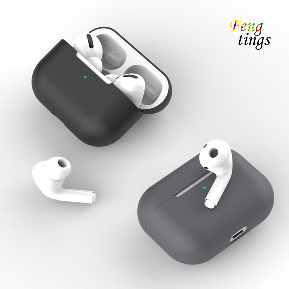 Vỏ bảo vệ hộp sạc tai nghe Bluetooth bằng silicon tiện dụng thích hợp cho AirPods Pro 3