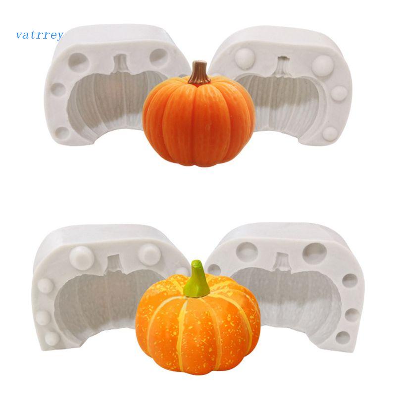 Khuôn Silicone Làm Bánh Hình Quả Bí Ngô Halloween 3D
