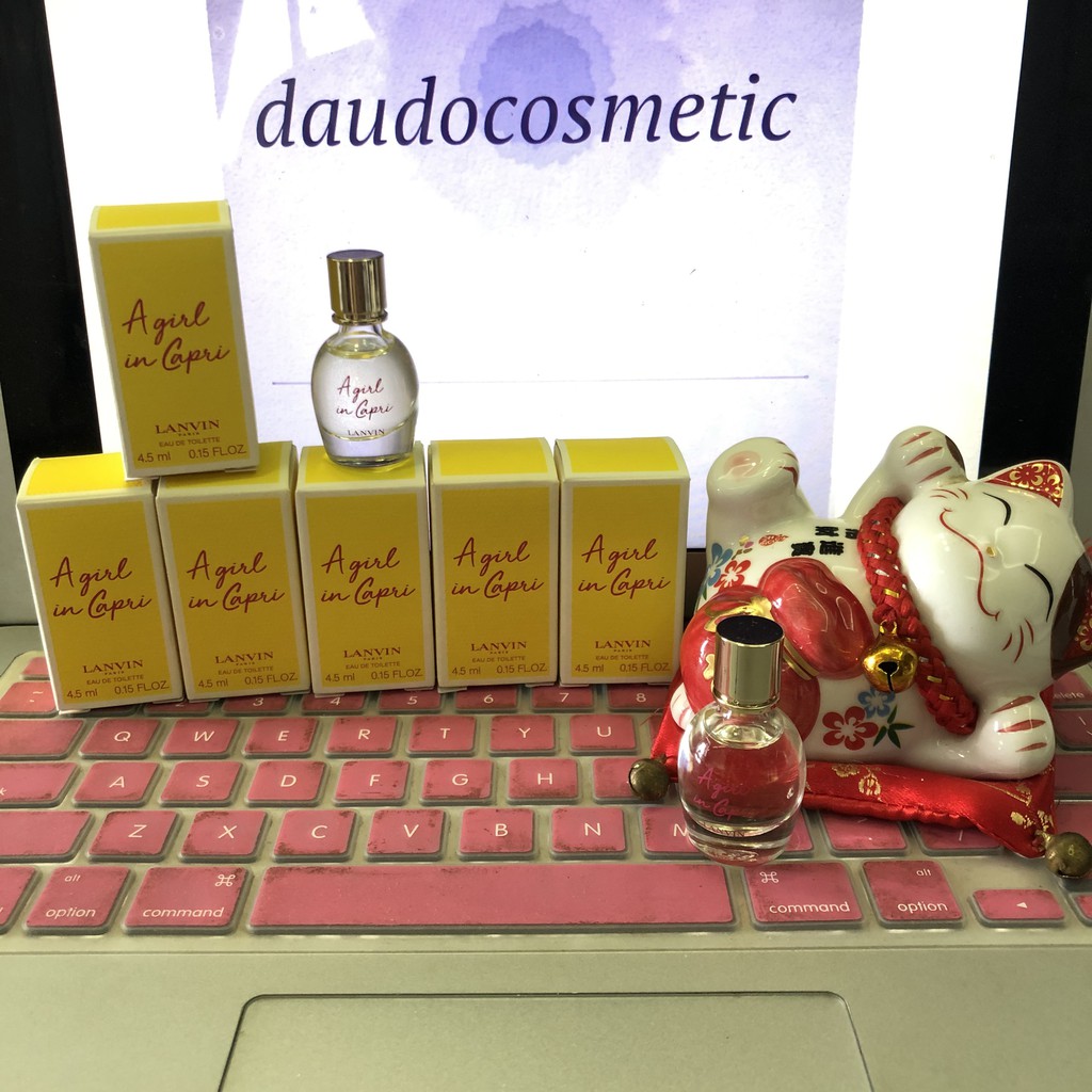[ mini ] Nước hoa Lanvin A Girl In Capri EDT 4.5ml