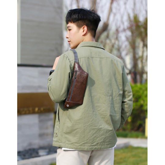 Túi đeo bao tử, túi đeo bụng da PU | BigBuy360 - bigbuy360.vn