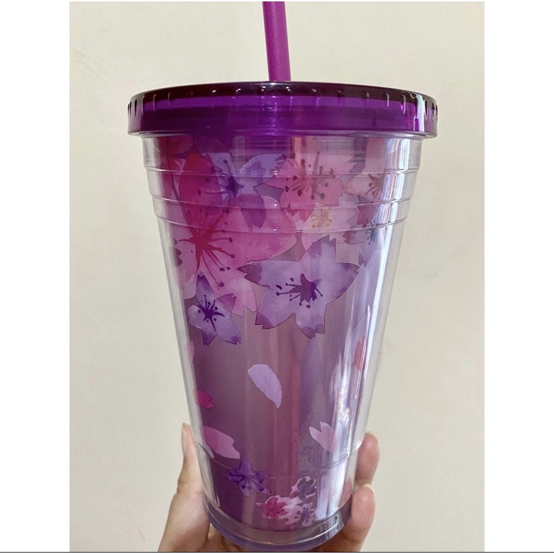 - LY NHỰA 2015 CHERRY BLOSSOM  COLD CUP 16oz