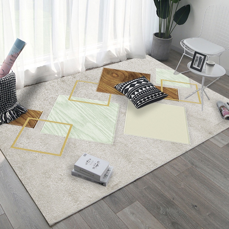 Thảm trải sàn nỉ lì Bali, Thảm phòng khách size 80x160cm,Nhập Khẩu Cao Cấp,Thảm Trải Sàn Trang Trí Phòng Khách / Phòng Ngủ Có Thể Giặt Máy Được