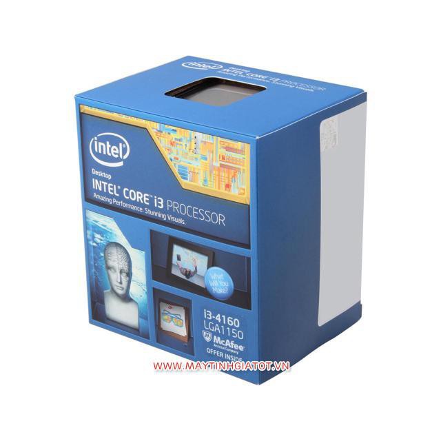 CPU INTEL CORE I3 4160 CŨ ( 3.6GHZ / 3M CACHE 3L )