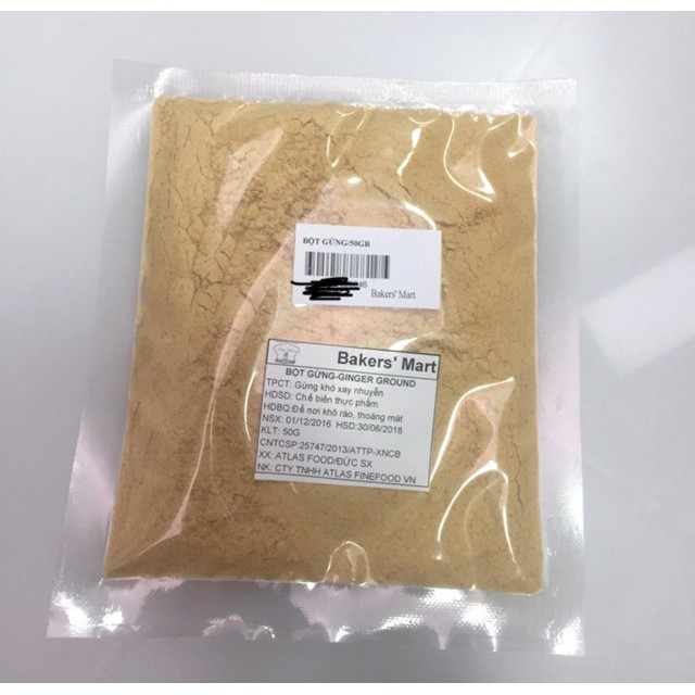 Bột gừng nguyên chất HANDMADE 100gr