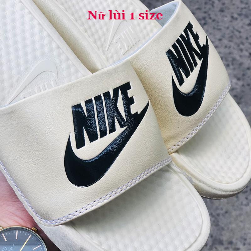 Dép unisex 𝐍𝐈𝐊𝐄 ❤️FREESHIP + Hộp❤️ dép quai ngang thể thao nam nữ mk in 𝐍𝐈𝐊𝐄-𝐁𝐚𝐧𝐚𝐬𝐬𝐢,vàng-logo-đen