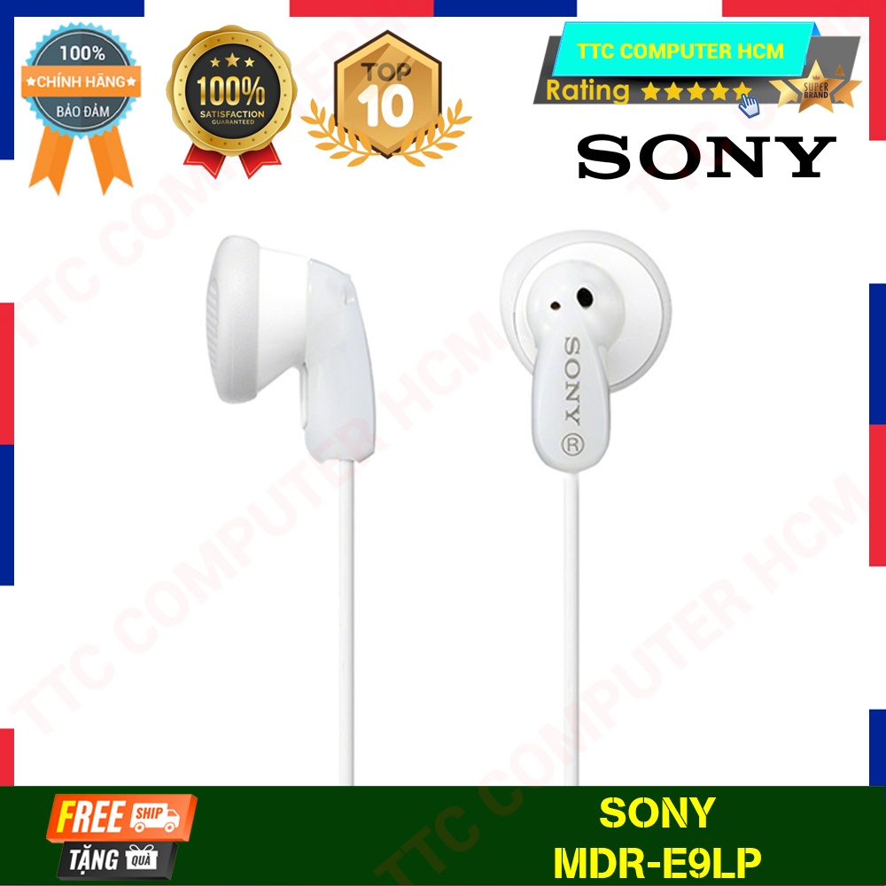SONY MDR-E9LP | Tai Nghe SONY Nhét Tai Có Dây MDR-E9LP - HÀNG CHÍNH HÃNG TTC COMPUTER HCM