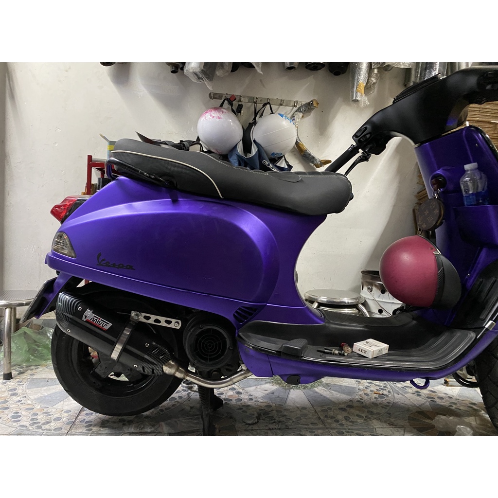 Cổ pô INOX 304 gắn PÔ LON PÔ ĐỘ 27X51mm dành cho VESPA SPRINT